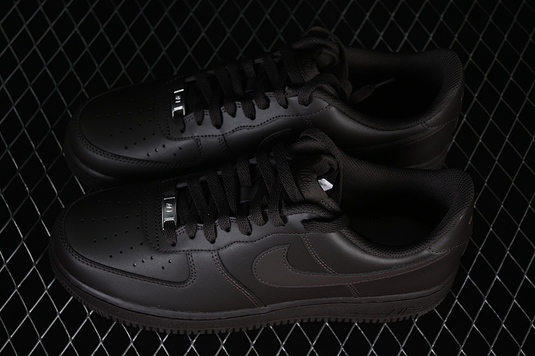 Nike [IH1698-200]-[AIR FORCE 1 07 LOW BLACK/BLACK/BLACK]-[WOMAN:38.5-39]-[MAN:40-48.5] - Image 11