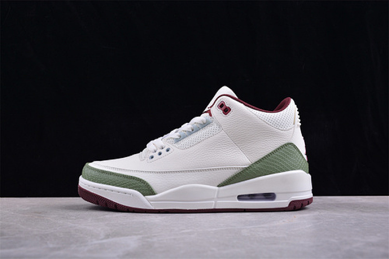 Jordan AIR Jordan 3 RETRO YEAR OF THE DRAGON WHITE/GREEN/RED · CT8532-166, photo 1