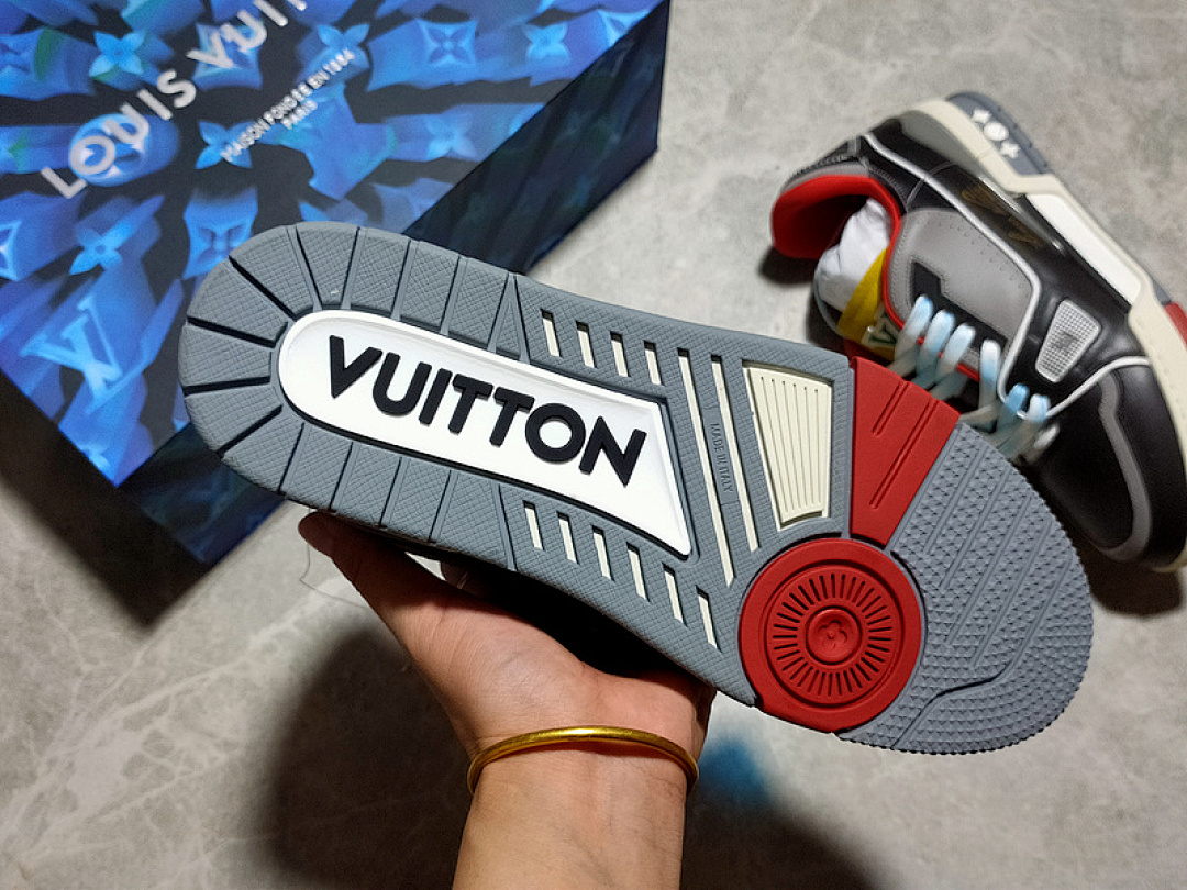 Louis Vuitton [L*V 2021 TRAINER SNEAKERS WHITE/BLACK/MULTI-COLOR]-[MAN:38-45] - Image 3