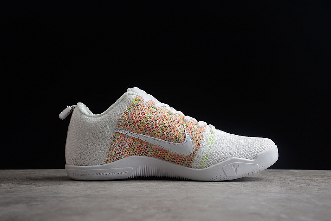 Nike [824463-199]-[KOBE 11 ELITE LOW 4KB WHITE/MULTI-COLOR/WHITE]-[MAN:40-46] - Image 12