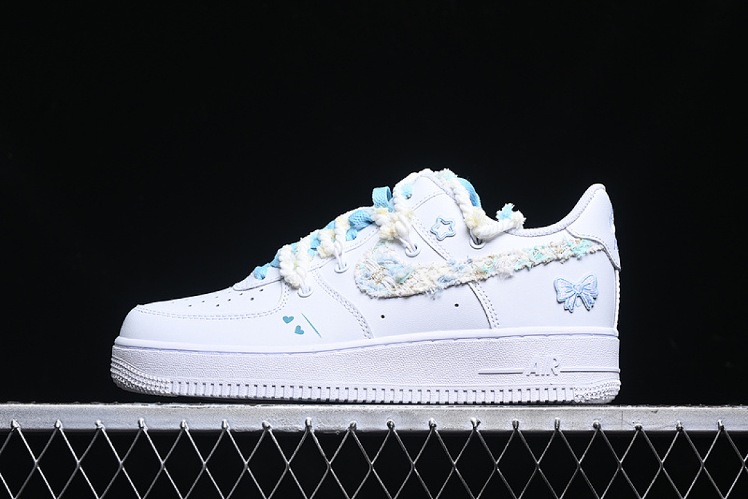 Nike [CH9999-223]-[AIR FORCE 1 07 LOW WHITE/BLUE]-[WOMAN:35.5-39]-[MAN:40-45], photo 1
