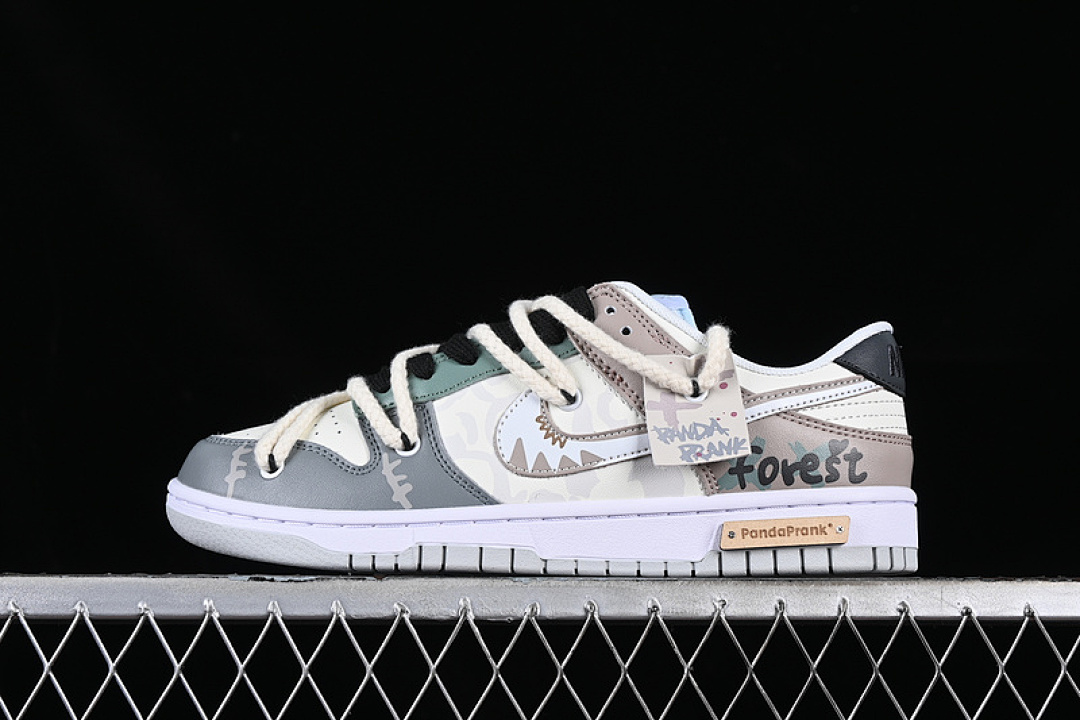 Unbranded [DV0831-101]-[DUNK LOW WHITE/GREY/BROEN]-[WOMAN:35.5-39]-[MAN:40-46], photo 1
