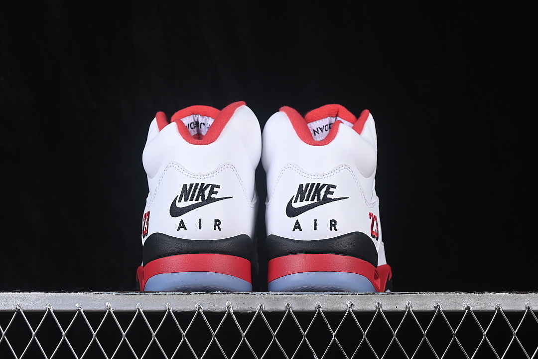 Unbranded [HQ7978-101]-[AIR JORDAN 5 RETRO AJ5 BASKETBALL SHOES WHITE/RED]-[WOMAN:36-39]-[MAN:40-49] - Image 13