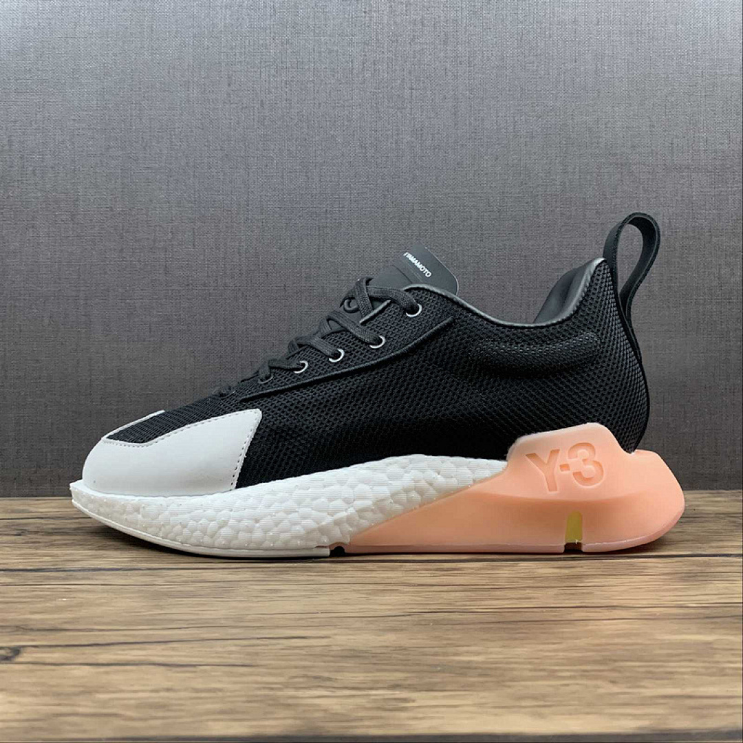 Y-3 [FZ4317]-[Y-3 ORISAN SHOES CORE BLACK/GREY ONE/CLOUD WHITE-PINK]-[MAN:38-45], photo 1