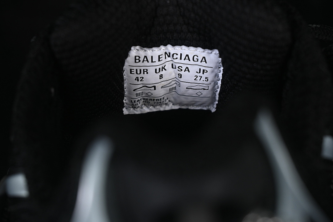 Balenciaga [W3XCN1000]-[CHARMS MEN TRENDY RUNNING SHOES BLACK/SILVER]-[WOMAN:35-39]-[MAN:40-46] - Image 6