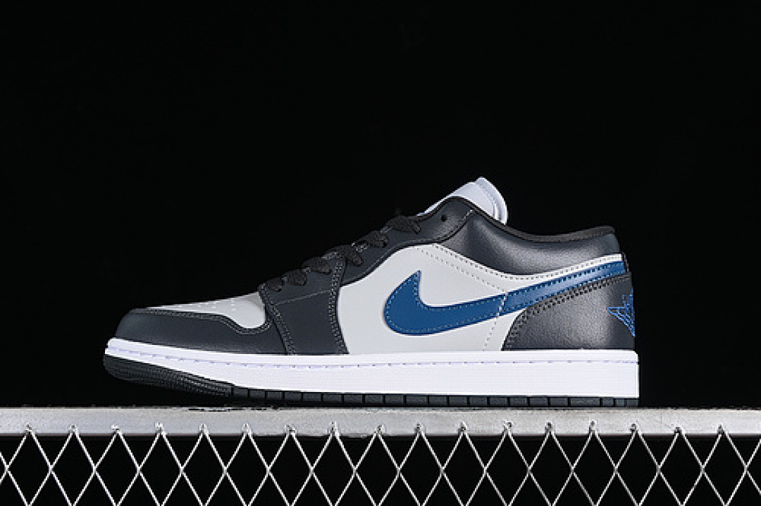 Jordan [DC0774-040]-[AIR JORDAN 1 LOW ANTHRACITE/NEUTRAL GREY/WHITE/INDUSTRIAL BLUE]-[UNISEX:35.5-46], photo 1