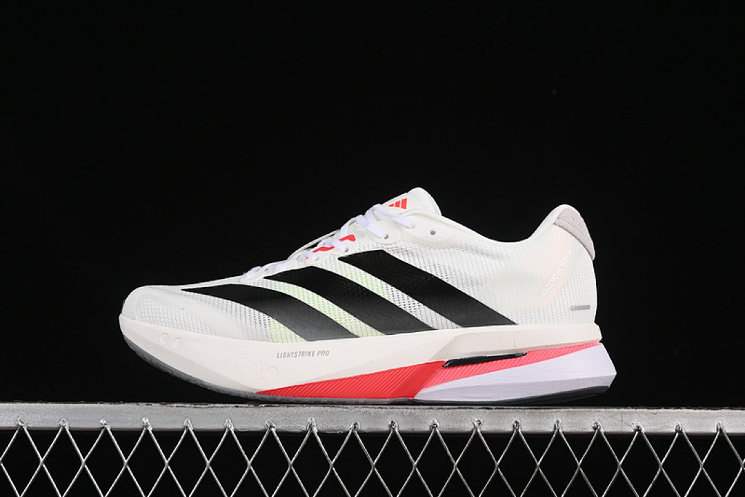 On Running On Running ADIZERO BOSTON 13 WHITE/BLACK/ORANGE · JS4934, photo 1