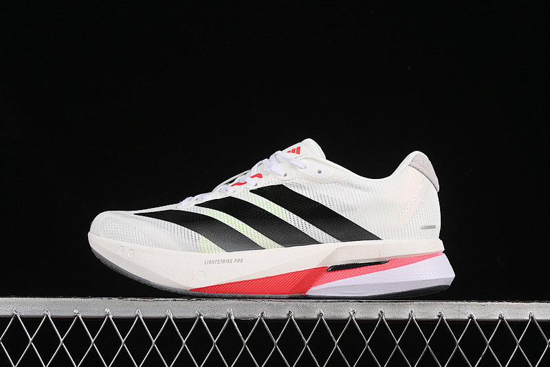 On Running On Running ADIZERO BOSTON 13 WHITE/BLACK/ORANGE · JS4934, photo 1