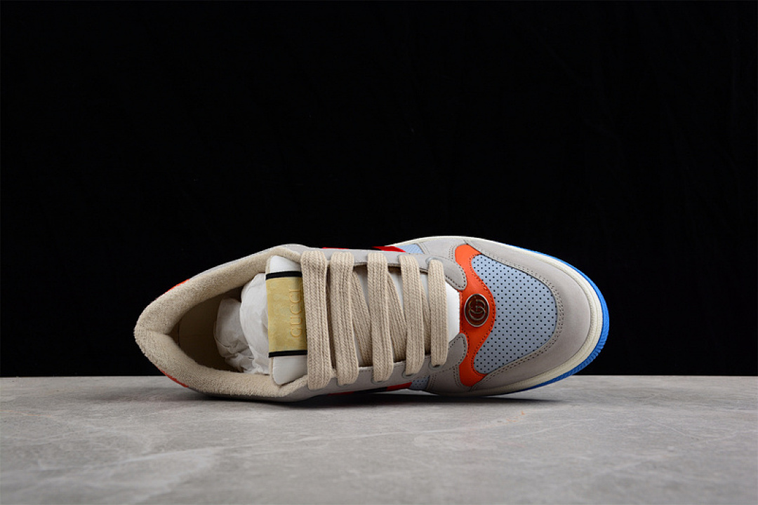 Gucci [GU*CCI ACE EMBROIDERED LOW-TOP GREY/MULTI-COLOR]-[MAN:40-45] - Image 13