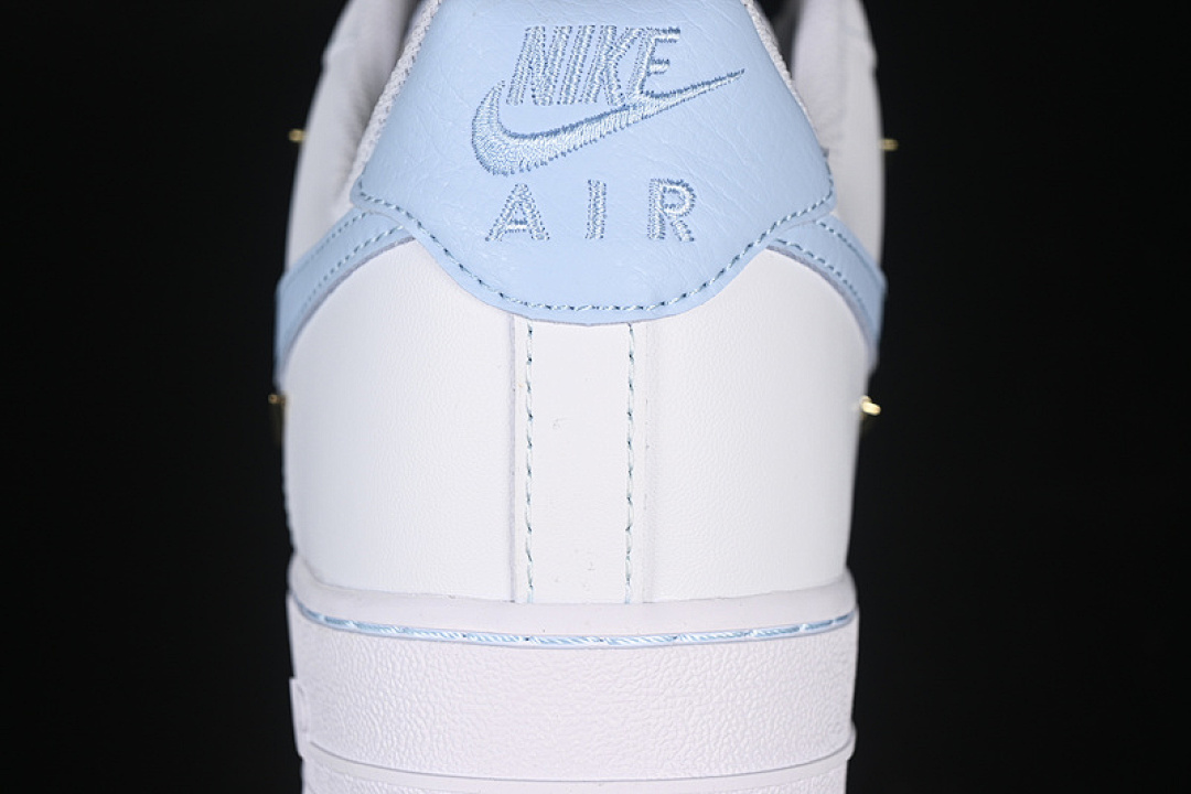 Nike [ZH0316-084]-[AIR FORCE 1 07 LOW WHITE/BLUE/GOLD]-[WOMAN:36-39]-[MAN:40-45] - Image 7