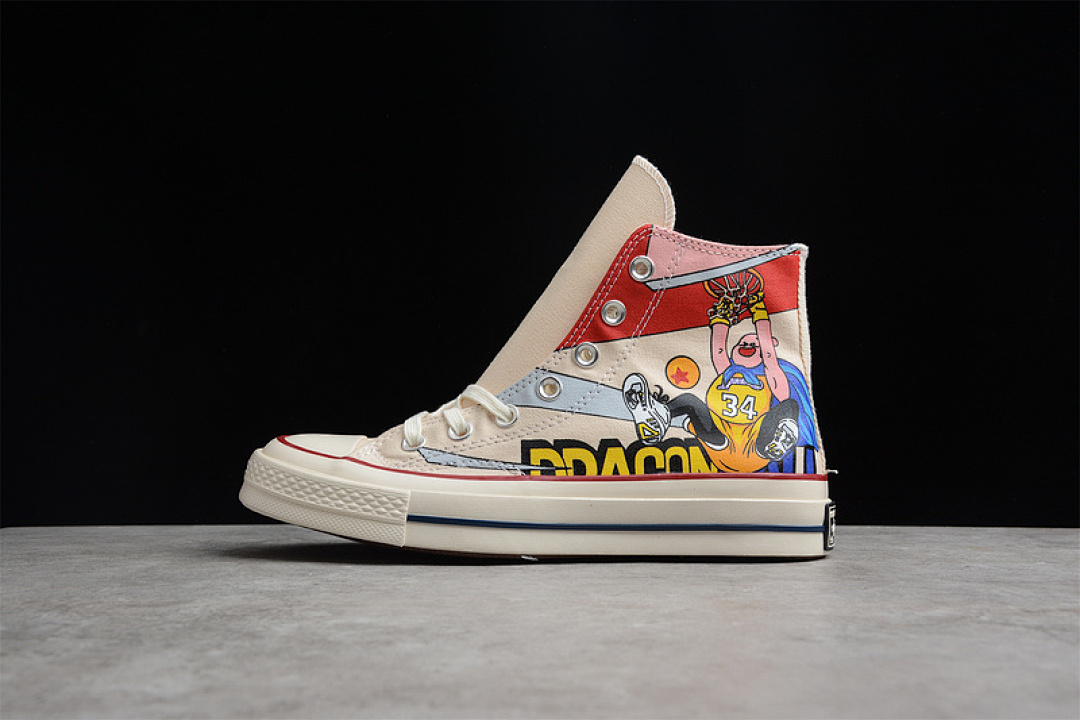 Converse Converse DRAGON BALL X CHUCK TAYLOR ALL-STAR HIGH BEIGE/BEIGE/MULTI-COLOR · 167781C, photo 1