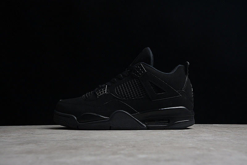 Jordan AIR Jordan 4 RETRO GS BLACK CAT 2020 BLACK/BLACK/LIGHT GRAPHITE · 408452-010, photo 1