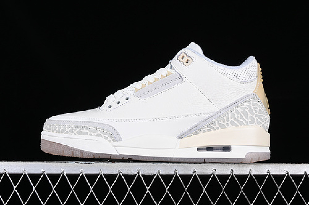Jordan [FJ9479-100]-[AIR JORDAN 3 CRAFT IVORY WHITE/GREY/YELLOW]-[WOMAN:36-39]-[MAN:40-46], photo 1