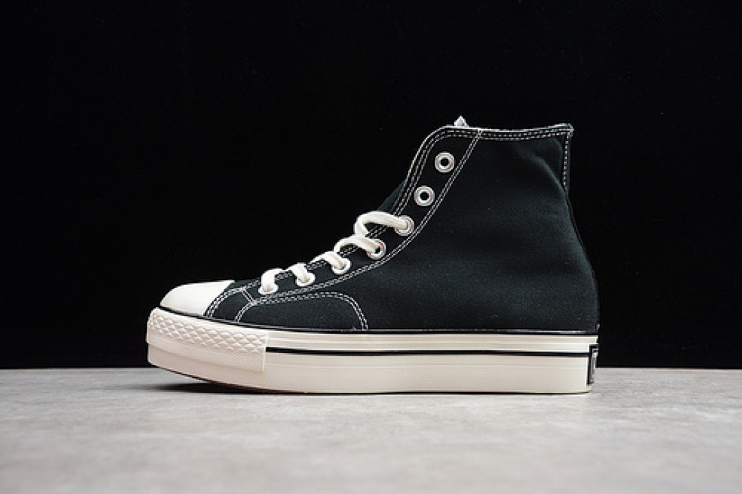 Unbranded [55-53-61]-[162050C]-[CHUCK TAYLOR ALL-STAR 70S HIGH PSY-KICKS BLACK/BLACK-EGRET]-[WOMAN:36-40], photo 1