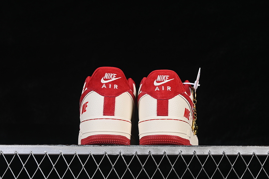 Nike [XL1979-144]-[AIR FORCE 1 07 LOW CASUAL SNEAKERS WHITE/RED]-[WOMAN:36-39]-[MAN:40-45] - Image 14