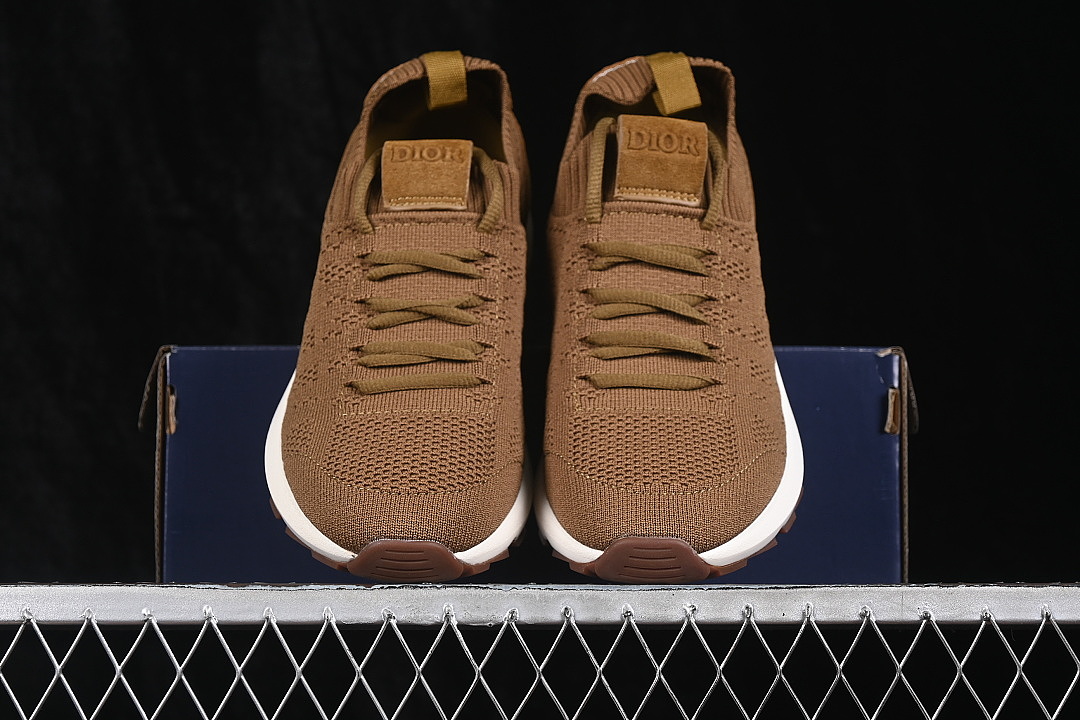 Dior [LOUNGE LACE UP CASUAL LIFE SHOES CONCRETE BROWN/COFFEE]-[MAN:40-45] - Image 11