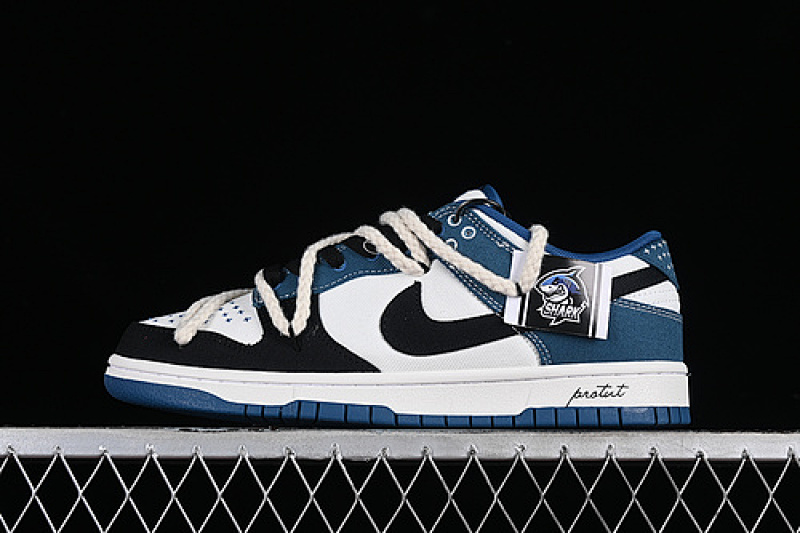 Nike DUNK LOW SB SUMMIT WHITE/INDUSTRIAL BLUE/BLACK · DV0834-101, photo 1