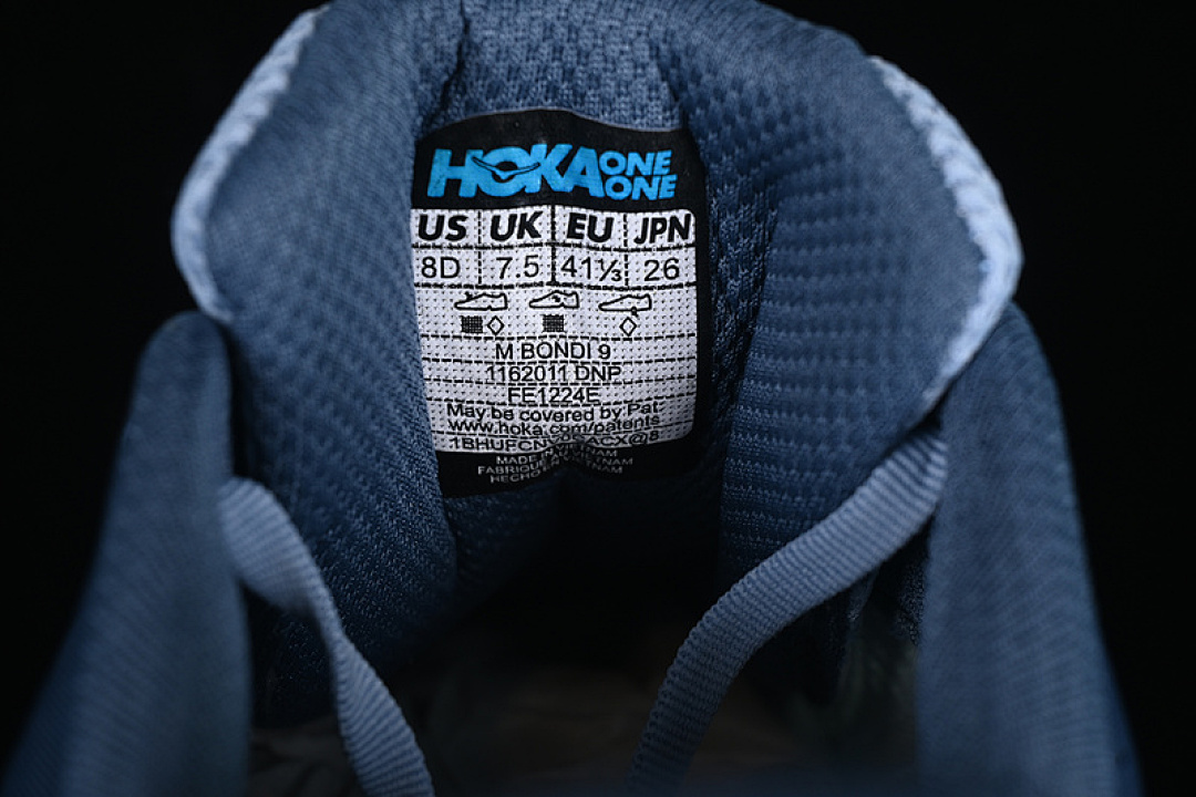On Running [1162011 DNP]-[HOKA ONE BONDI 9 WHITE/GREY/BLUE]-[WOMAN:36-39]-[MAN:40-45] - Image 6