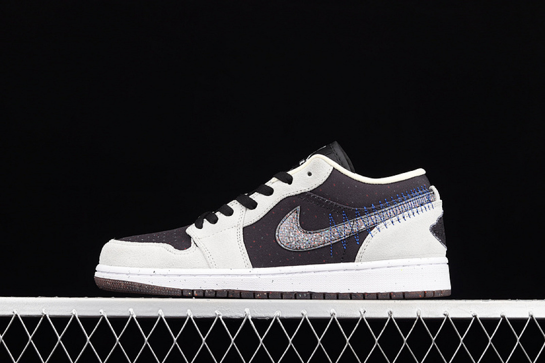 Jordan [DM4657-001]-[AIR JORDAN 1 LOW CRATER LIGHT GREY/BLACK/BEIGE]-[MAN:40-46], photo 1