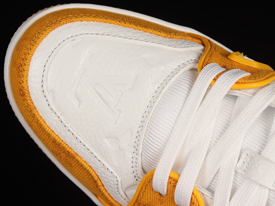 Louis Vuitton [L*V FASHION CATWALK SNEAKERS WHITE/WHITE/YELLOW]-[MAN:38-46] - Image 10
