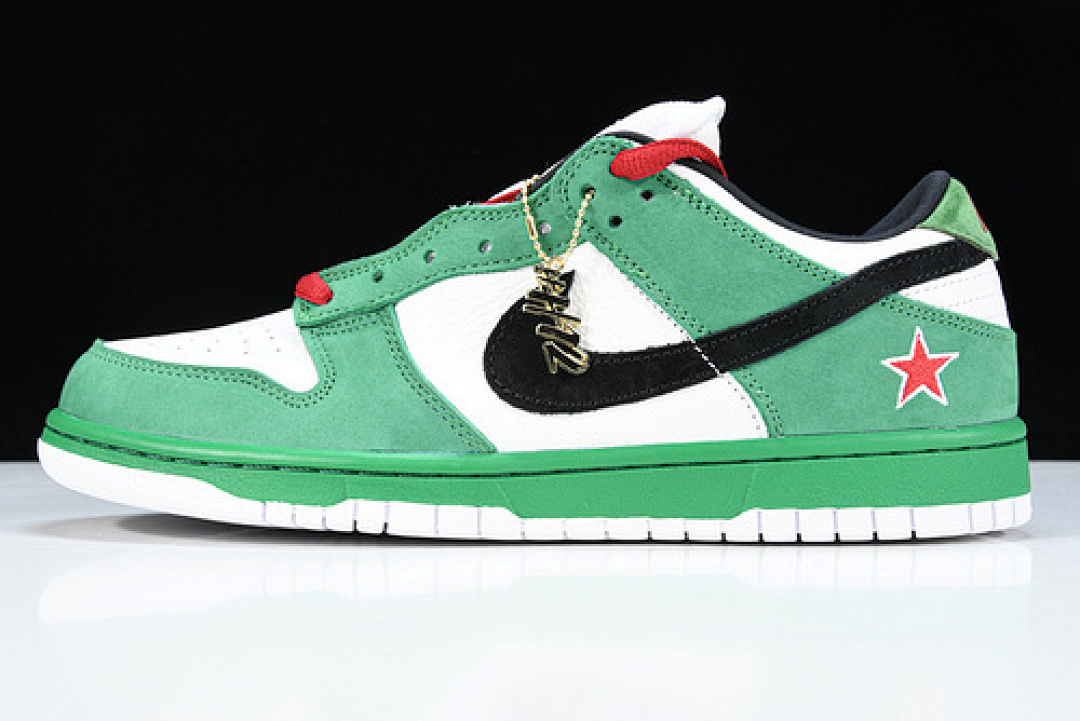 Unbranded [304292-302]-[SB DUNK LOW PRO HEINEKEN CLASSIC GREEN/BLACK-WHITE-RED]-[MAN:40-47.5], photo 1