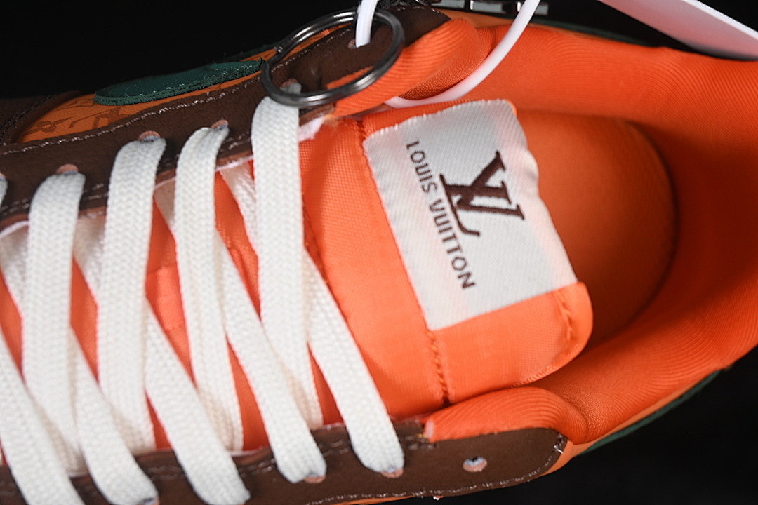 Nike [DF0188-126]-[AIR FORCE 1 07 LOW CASUAL SNEAKERS BROWN/ORANGE/GREEN]-[WOMAN:36-39]-[MAN:40-45] - Image 9