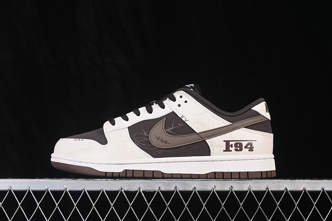 Unbranded [WG1123-031]-[DUNK LOW CASUAL SNEAKERS COFFEE/WHITE]-[MAN:40-46], photo 1