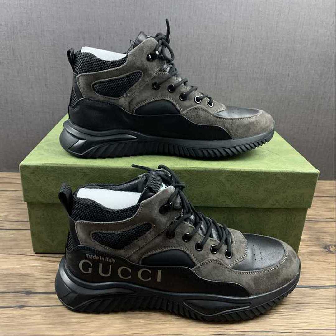 Gucci [GU*CCI ORIGINAL BOOTS BROWN/BROWN/BLACK]-[UNISEX:38-44] - Image 3