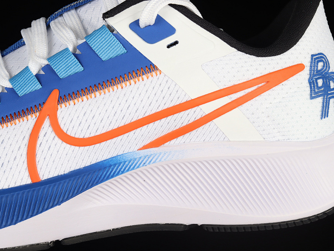 Nike [DQ8575-100]-[AIR ZOOM PEGASUS 38 WHITE/GAME ROYAL/UNIVERSITY BLUE/RUSH ORANGE]-[MAN:39-45] - Image 7