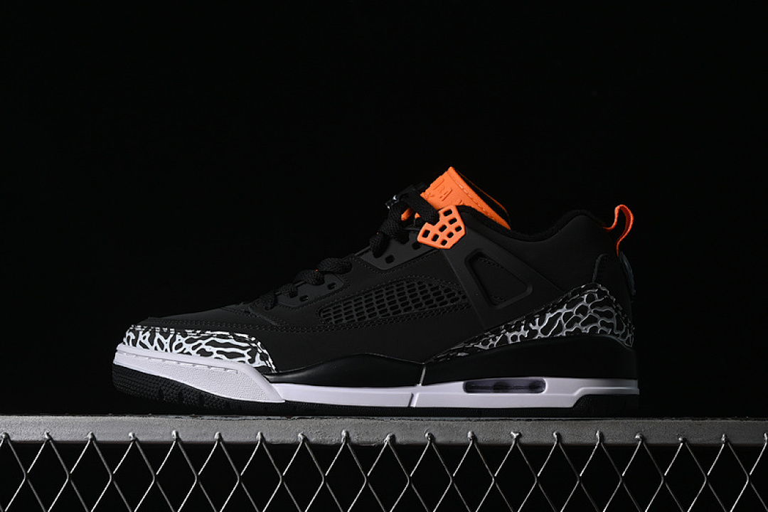 Jordan [FQ1759-008]-[JORDAN SPIZIKE LOW BLACK/GREY/ORANGE]-[WOMAN:36-39]-[MAN:40-47.5], photo 1