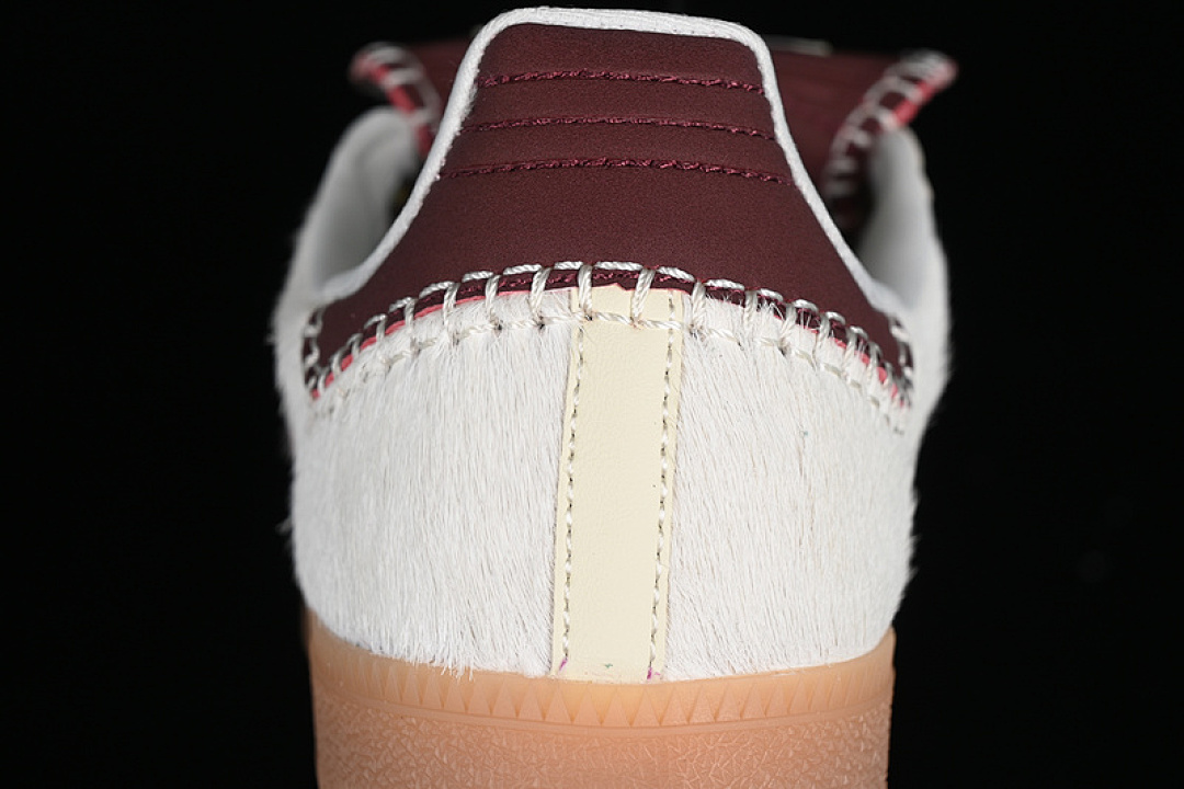 Adidas [IE0586]-[WALES BONNER X ADIDAS SAMBA PONY CREAM WHITE/MYSTERY BROWN/CREAM (WHITE]) - Image 7