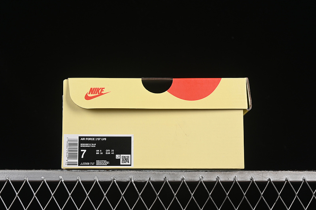 Nike [JJ2508-717]-[AIR FORCE 1 07 LOW WHITE/GREY/BLUE]-[WOMAN:36-39]-[MAN:40-45] - Image 12