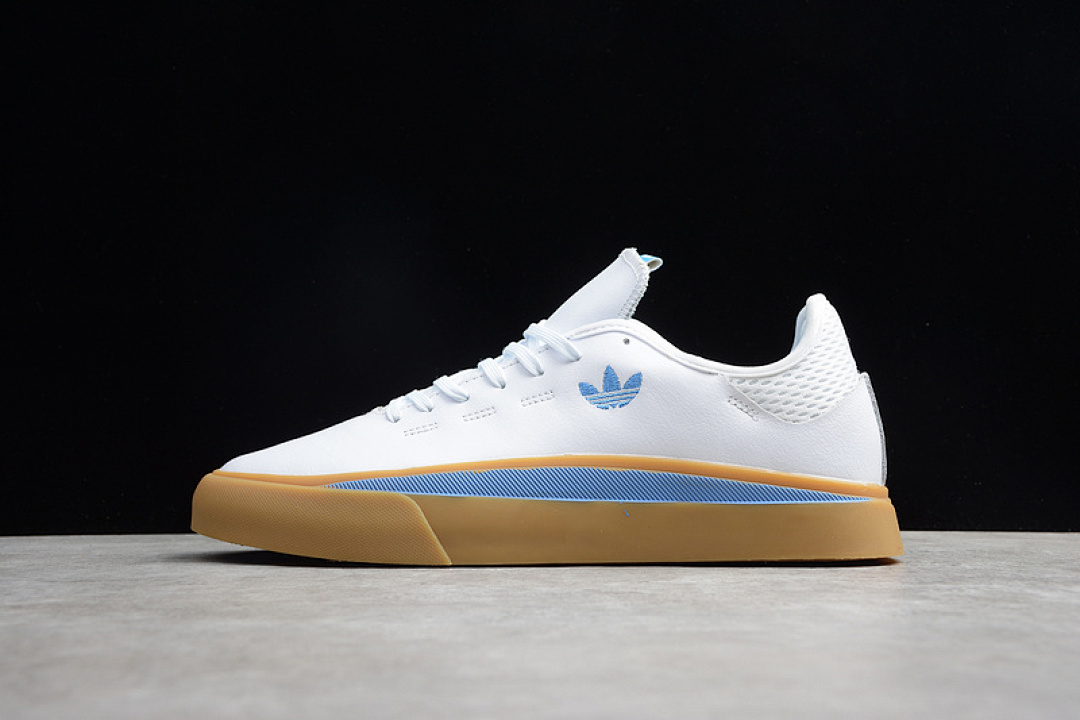Adidas Adidas SAMBA OG SHOES CLOUD WHITE/BLUE/BROWN · EE6095, photo 1