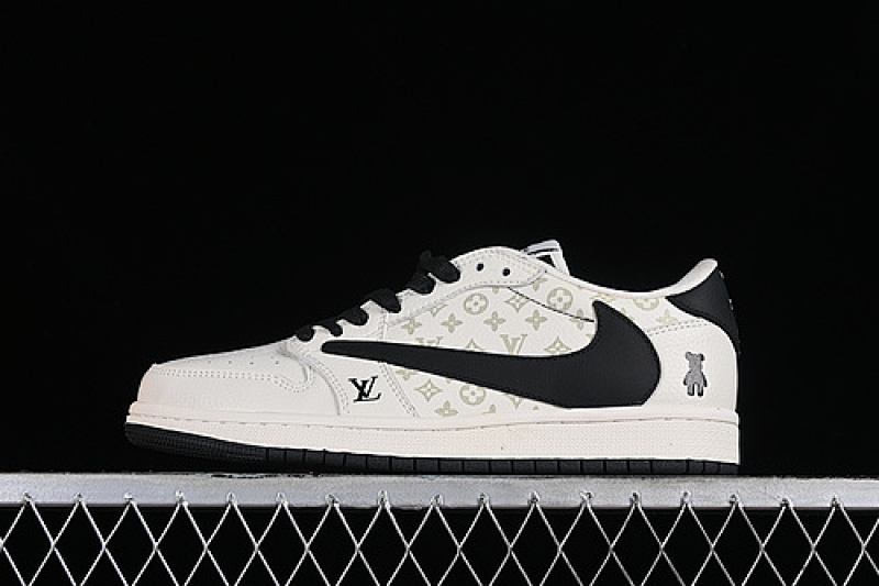 Jordan TRAVIS SCOTT X FRAGMENT DESIGN Jordan AIR 1 LOW OG SP L*V BLACK/GREY · SJ2068-002, photo 1