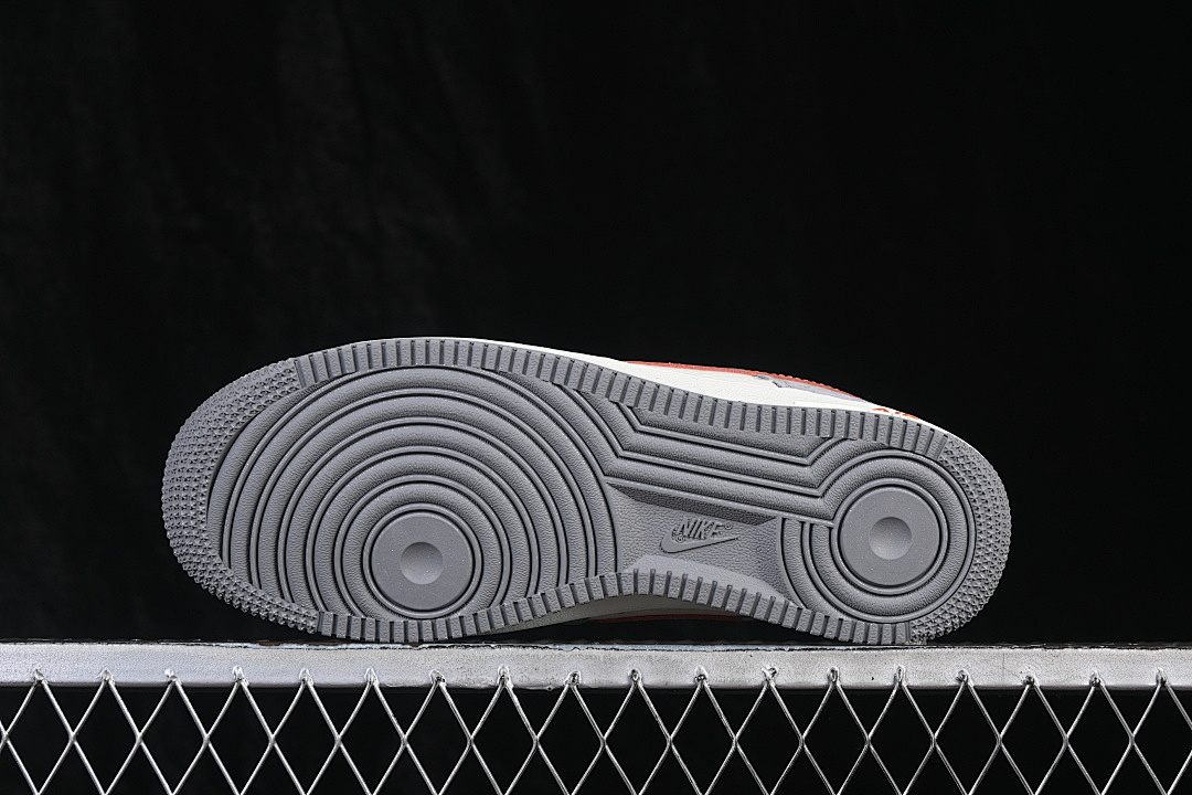 Nike [DC9486-109]-[AIR FORCE 1 07 LOW CASUAL SNEAKERS GREY/ORANGE/WHITE]-[WOMAN:36-39.5]-[MAN:40-45] - Image 14