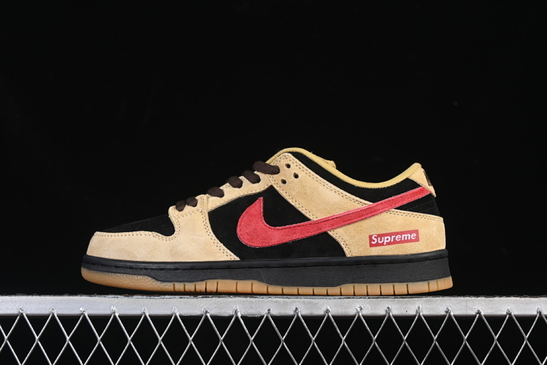 Nike SB DUNK LOW BROWN/BLACK/RED · BQ6817-204, photo 1