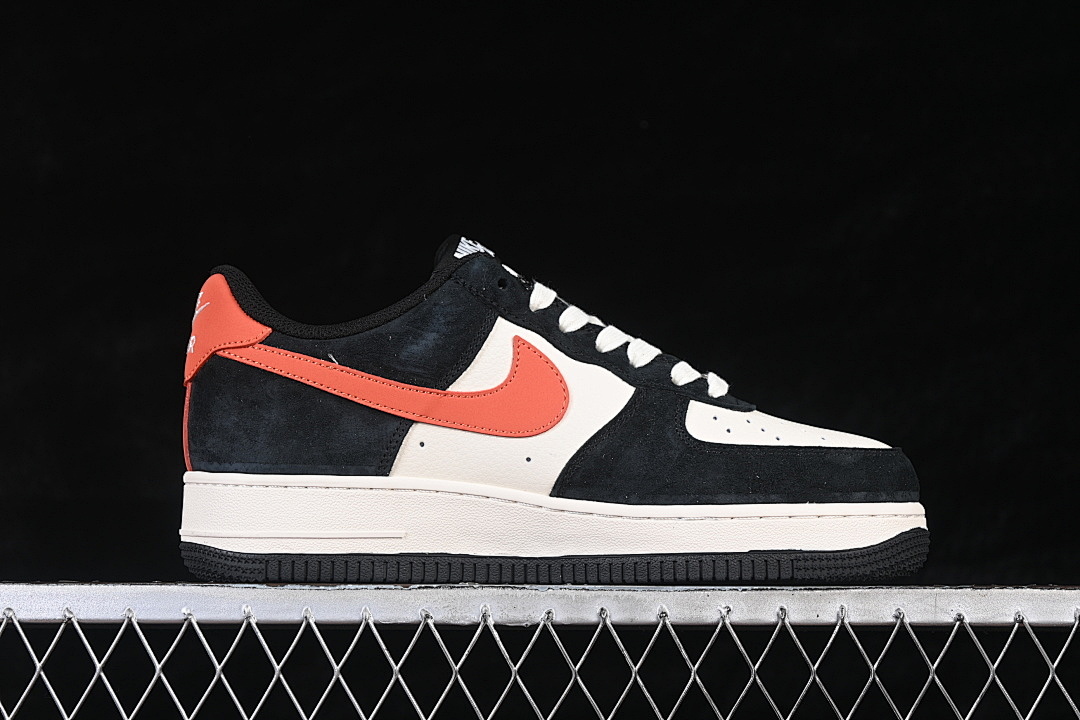 Nike [XD0028-006]-[AIR FORCE 1 07 LOW CASUAL SNEAKERS WHITE/BLACK/RED]-[WOMAN:36-39]-[MAN:40-45] - Image 16