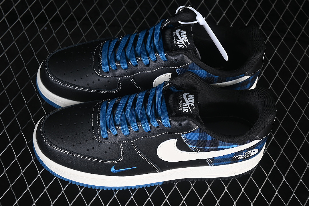 Nike [JL8888-004]-[AIR FORCE 1 07 LOW CASUAL SNEAKERS DARK BLUE/BLACK]-[WOMAN:36-39]-[MAN:40-45] - Image 10