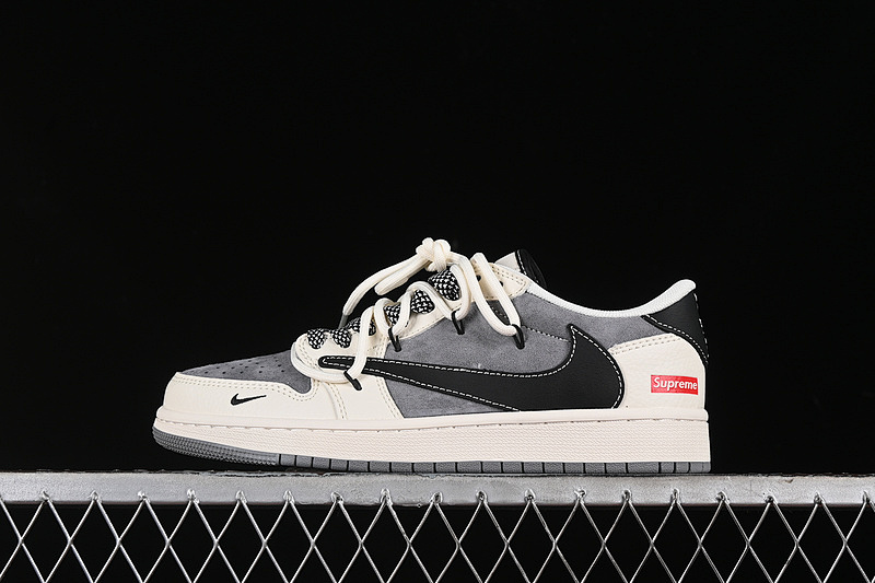 Jordan TRAVIS SCOTT X FRAGMENT DESIGN AIR Jordan 1 LOW OG SP WHITE/GREY/BLACK · SJ0086-132, photo 1