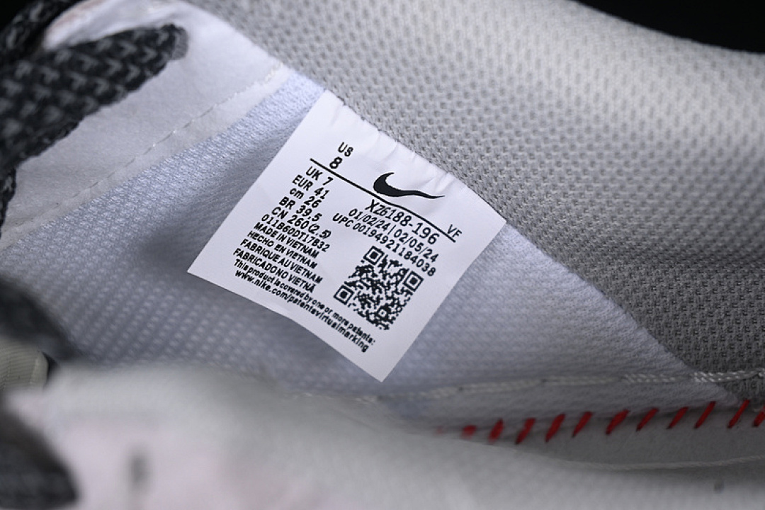 Nike [XZ6188-196]-[AIR FORCE 1 07 LOW WHITE/GREY/BLACK]-[WOMAN:36-39]-[MAN:40-45] - Image 6