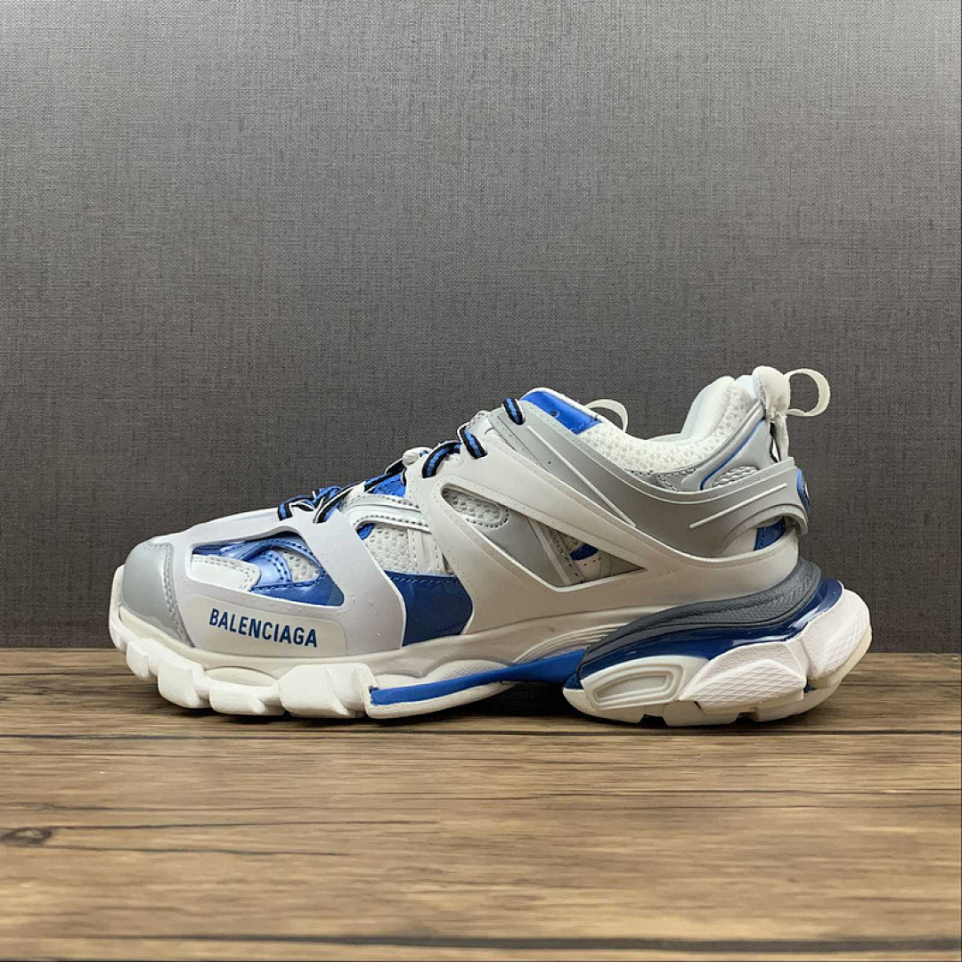 Balenciaga TRACK SNEAKERS WHITE/GREY/BLUE · 542436-W2FS9-9051, photo 1