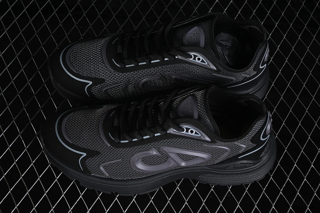 Dior [3SN342ABFH968]-[LOW-TOP CASUAL LIFESTYLE SHOES BLACK/BLACK]-[WOMAN:38-39]-[MAN:40-47] - Image 10