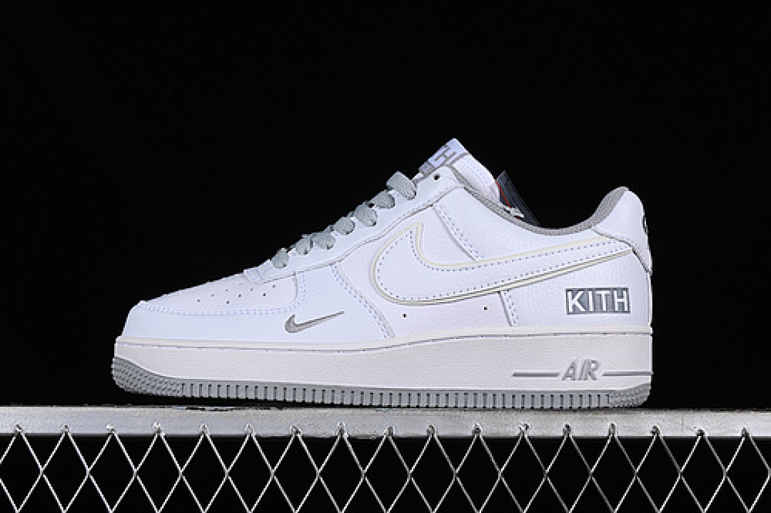 Nike [KT1659-009]-[KITH AIR FORCE 1 07 LOW WHITE/GREY]-[WOMAN:36-39]-[MAN:40-45], photo 1
