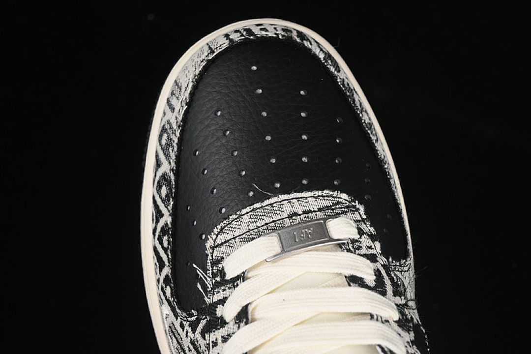 Nike [XS1958-581]-[AIR FORCE 1 07 LOW GREY/WHITE/BLACK]-[WOMAN:36-39]-[MAN:40-45] - Image 10