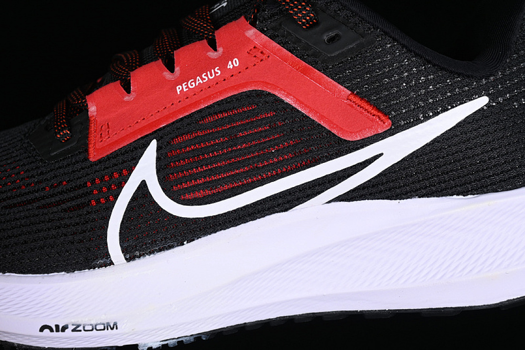 Nike [DV3853-003]-[AIR ZOOM PEGASUS 40 BLACK/LIGHT CRIMSON/WHITE]-[MAN:39-45] - Image 7