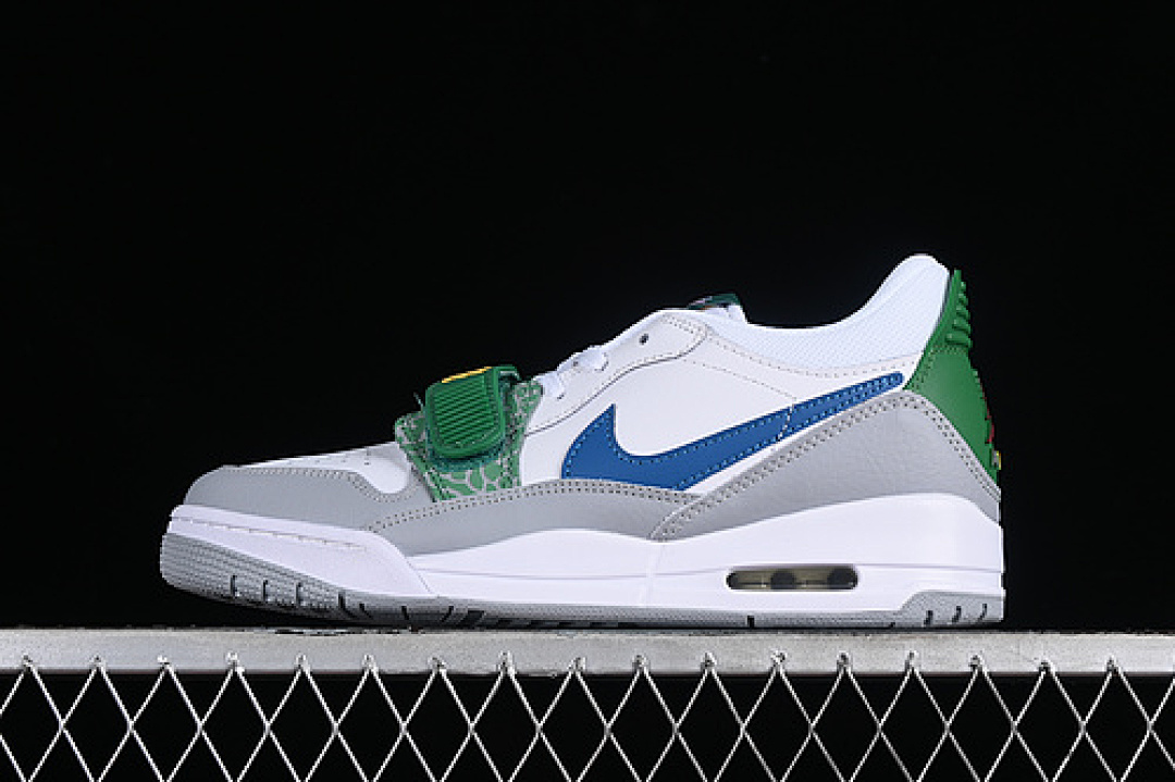 Jordan [CD9054-140]-[AIR JORDAN LEGACY AJ312 LOW WHITE/GREY/BLUE/GREEN]-[WOMAN:36-39]-[MAN:40-46], photo 1