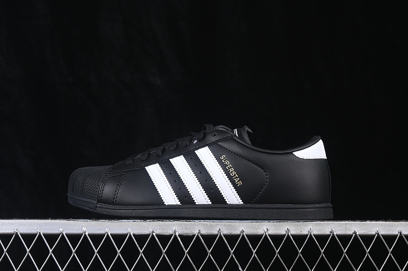 Adidas SUPERSTAR LO SHELL TOE CASUAL SHOES BLACK/INKINESS · KI6824, photo 1