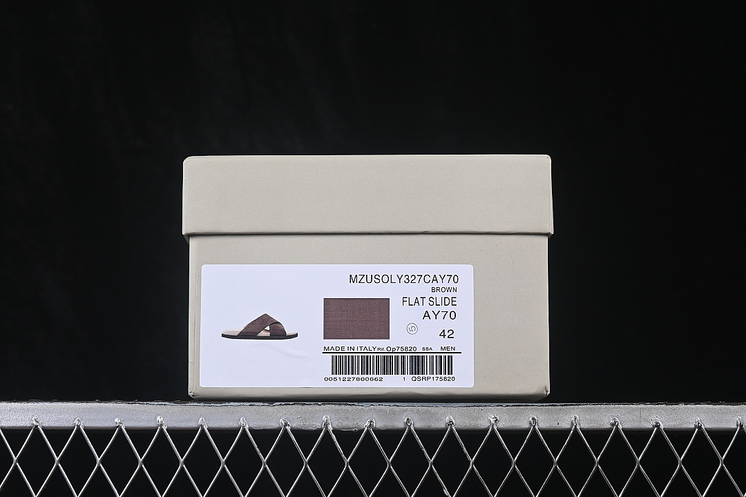 Unbranded [MZUSOLY327CAY70]-[BRUNELLO CUCINELLI FLIP FLOPS COFFEE/CHOCOLATE]-[WOMAN:39]-[MAN:40-45] - Image 9