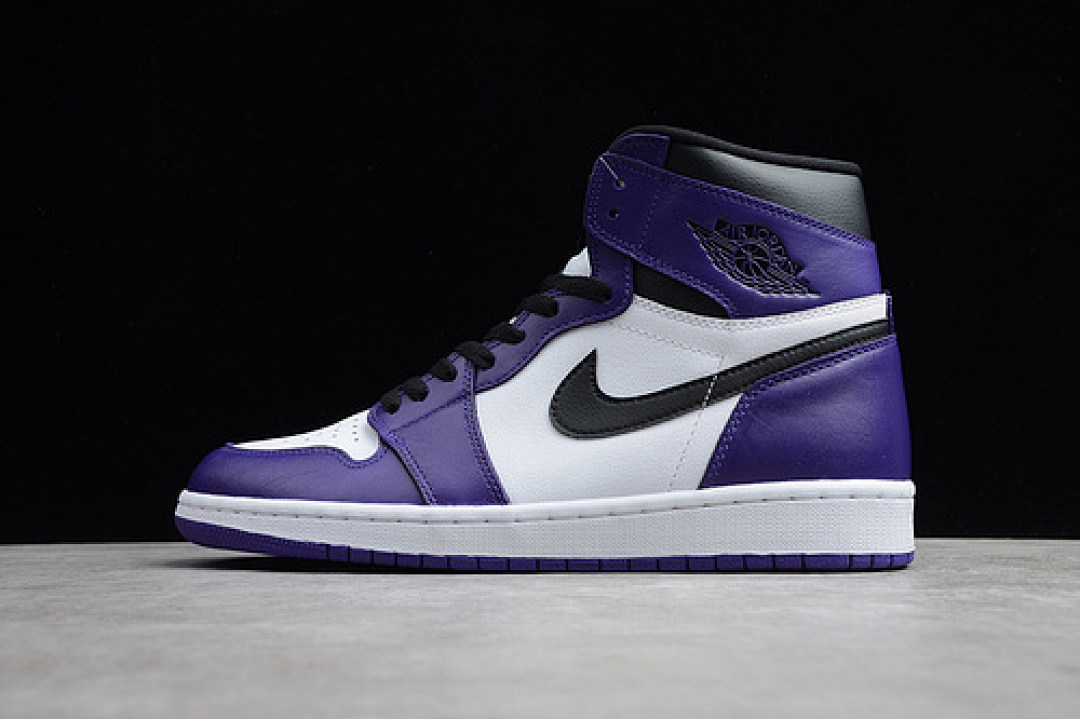 Jordan ST AIR Jordan 1 RETRO HIGH COURT PURPLE/WHITE-BLACK · 555088-500, photo 1