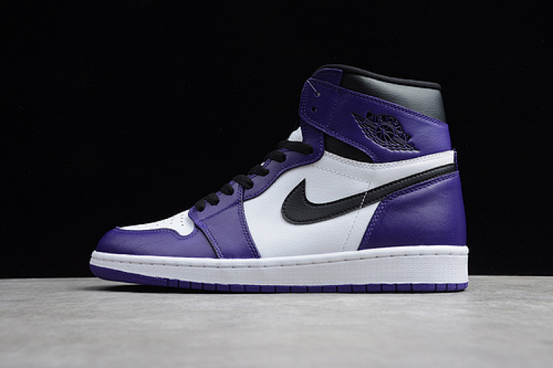 Jordan ST AIR Jordan 1 RETRO HIGH COURT PURPLE/WHITE-BLACK · 555088-500, photo 1